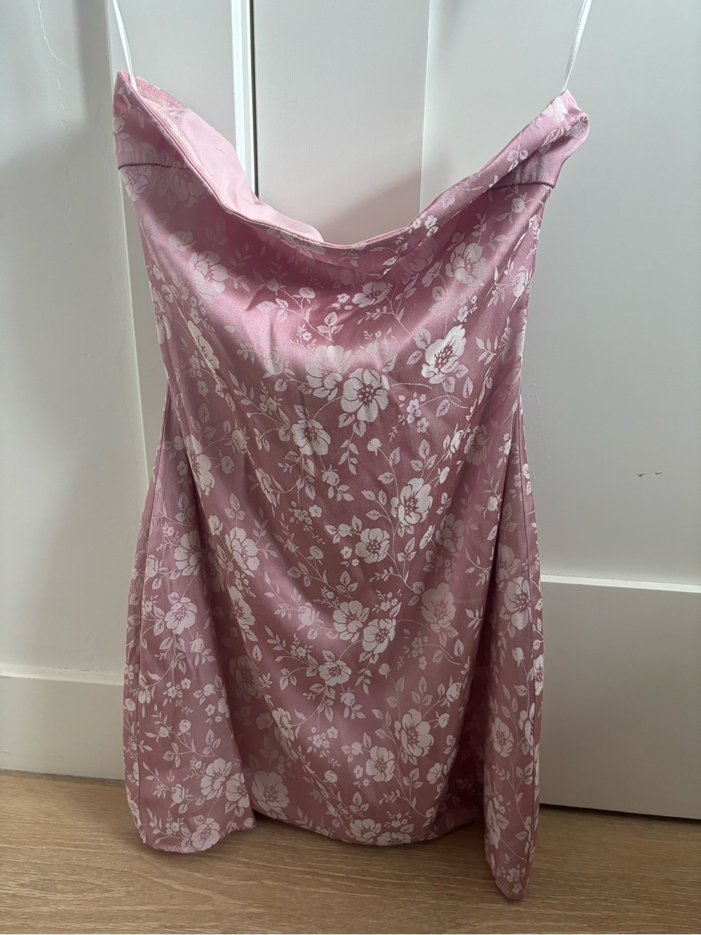Princess Polly Dusty Pink Floral Satin Slip